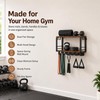Tonal Accessories Gym Storage Rack with Yoga Mat Holder and