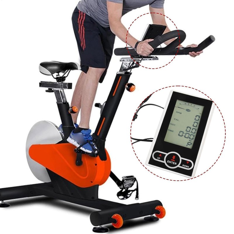 Elliptical Speedometer | Exercise Cycle Computer with LCD Display,Speed Calorie