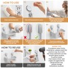 LEVERLOC Shower Caddy Suction Cup Set Shower Organizer & Soap