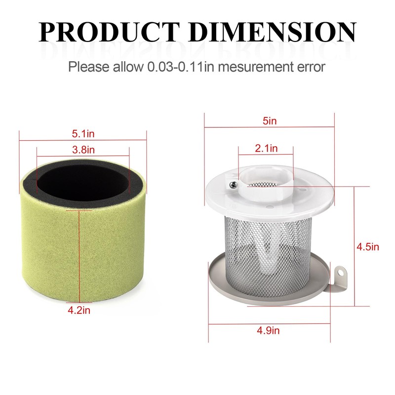 Air Filter + Guide kit for Kawasaki Bayou 220 250