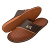 Mens Slippers Men's Slipper Men House Shoes Leather Home Mule