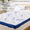 WhatsBedding 5 Inch Memory Foam Mattress Topper Queen for Back