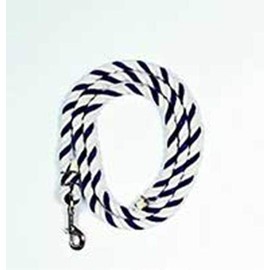 BEILER'S 700-A Cotton Lead Rope with Swivel Snap, 6', White