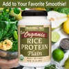 NutriBiotic, Organic Rice Protein, Plain, 1 lb 5 oz (600