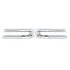 2x Chrome Front Grill Inserts Cover Trim Sticker Fits Ram