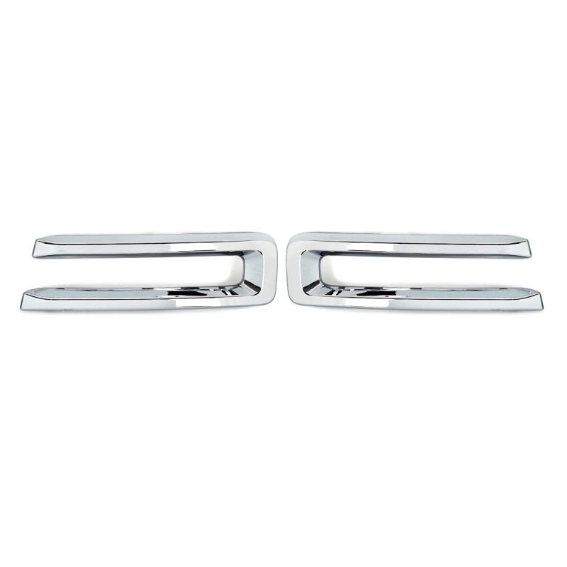 2x Chrome Front Grill Inserts Cover Trim Sticker Fits Ram