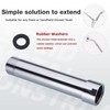 TRUSTMI Shower Head Extension Arm 4 Inch High Flow Stainless