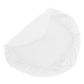 LABRIMP Stretch Tablecloth Coffee Table Cover Elastic Edged Table Cover Square Table Cloth Modern Tablecloth Camping Table Cover Table Protector Elastic Table Cover Polyester White