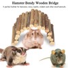 Twig Ladder Wooden Fun Bridge for Guinea Pigs Hamster Mouse