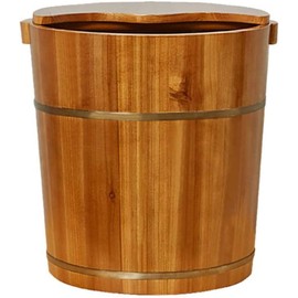 Foot Tub Wooden Foot Basin Foot Soaking Bucket Wooden Foot Soaking Basin Household Wooden Basin Foot Basin Wooden Bucket Foot Bath Foot Bucket Foot Bath Wooden Bucket Foot SPA Household Was