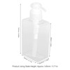Pack of 3 Plastic Pump Bottles, 150 ml Empty Plastic
