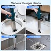 Csyibeielec Toilet Plunger - Plungers for Bathroom Heavy Duty, Powerful