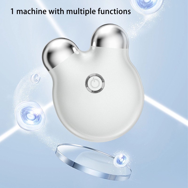 Micro Current Face Massager Dual Roller Lifting Skin Care Sculpt
