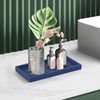 Bathroom Counter Tray,EG-SIPRO High-Grade Thickened Silicone Vanity Tray,Shatterproof Durable Rectangle