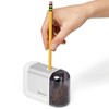 OfficeGoods Mini-Pro Automatic Pencil Sharpener - Cordless Portable Sharpener -