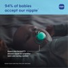 MAM Glow in the Dark Night Orthodontic Pacifier, Girl, 6+