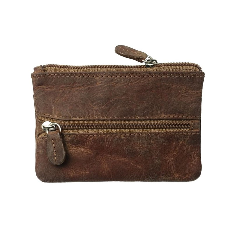Deluxe Key Bag, Vintage Natural Brown
