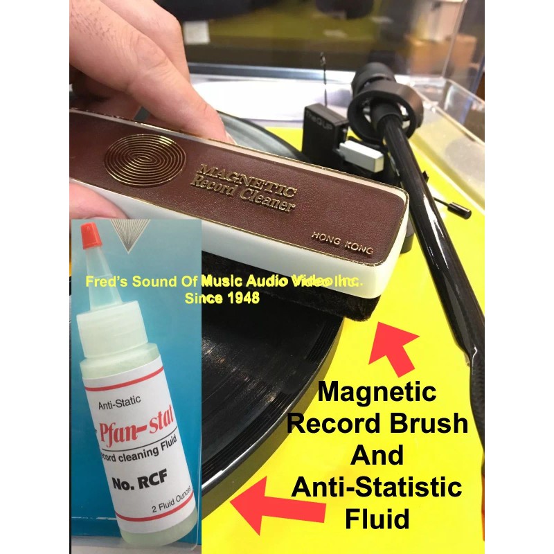 lebo discwasher Complete Record Cleaner Brush & Anti-Static Fluid Cleaning