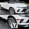 Deliciousticker For 2023-2025 Chevy Blazer Front Side Markers SMOKE PreCut