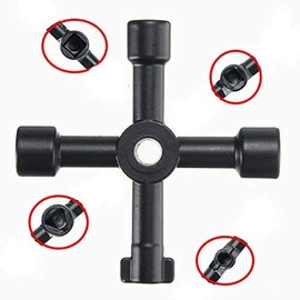 llave universal multifunción de 4 vías, llaves eléctricas de gabinete de gas, llave cruzada para medidor de gas, llave eléctrica de agua, medidor de gas, armario de apertura