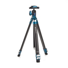 Benro MiniBird Carbon Fiber Tripod Kit – Ultra-Light 3-Section Travel Tripod with Flip Locks, Carbon Fiber Legs, N00P Ball Head & Carry Case for DSLR, Mirrorless & Compact Cameras (TCBC13N00P)