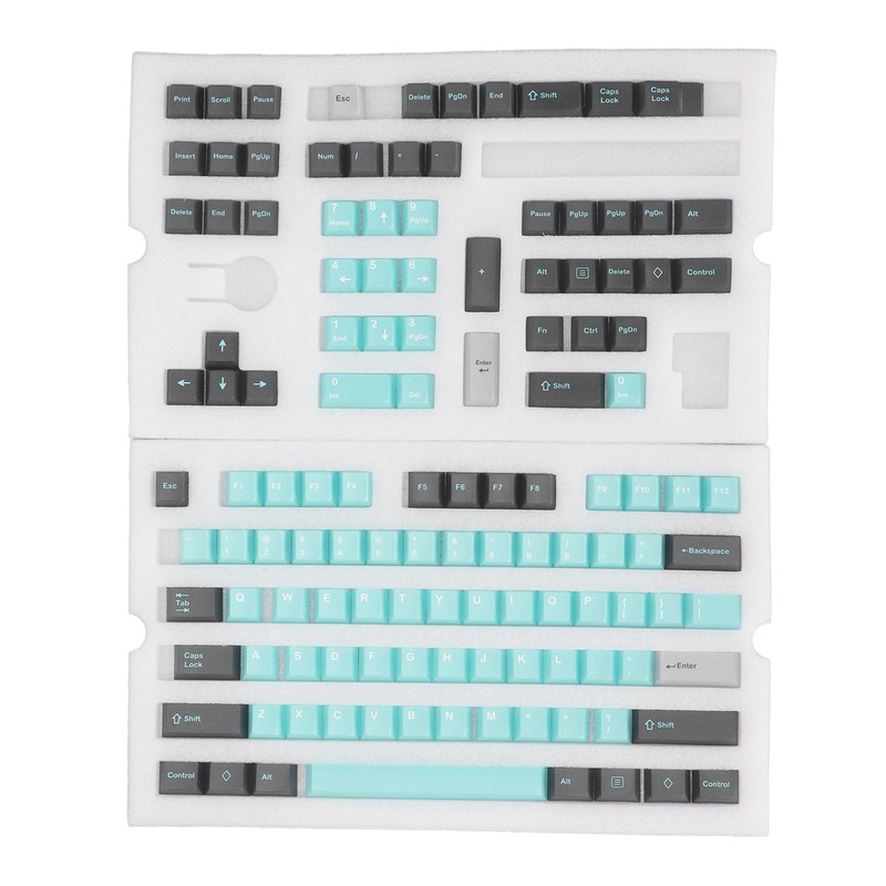 Mechanical Keyboard Keycap Universal 126 Keys English Cherry Height PBT