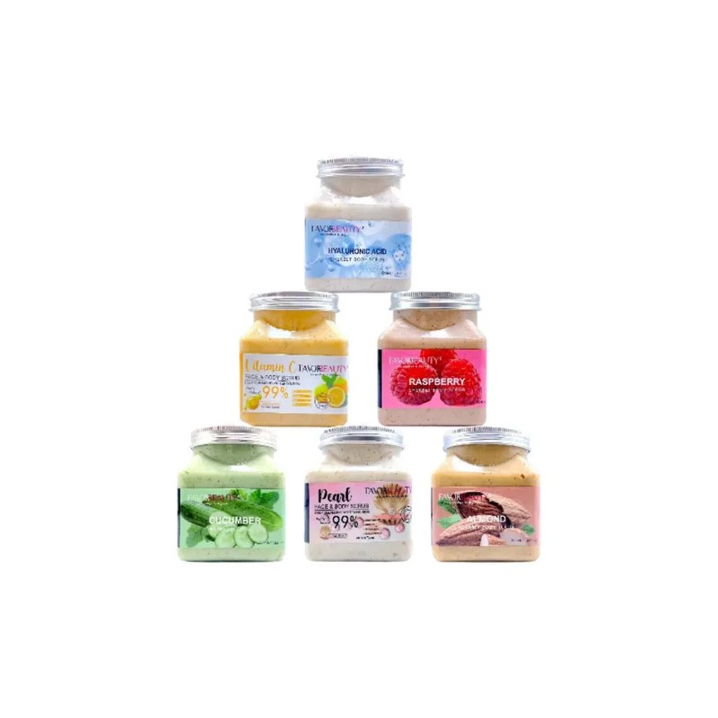 6 Exfoliantes En Crema Con Aroma Para Cara Y Cuerpo
