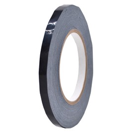 MAT Food Saver UPVC Tape Black - 3/8 x 180 yds. Poly Bag Sealing Tape for Wrapping, Packaging, and Airtight Food Storage