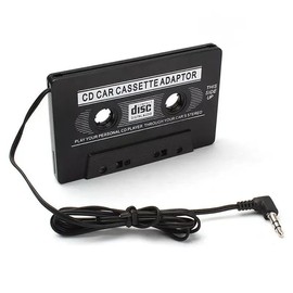 Hendel Hendel Universal Car Music Audio Cassette Tape aux Adapter Converter 3.5mm Plug (Black) Play Your Personal CD Player Through Your Cars Stereo