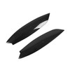 2Pcs Headlights Eyelids Cover Lamp Sticker Carbon Fiber Pattern Replacement