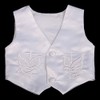 Lito Angels Baby Boys 4 Pcs Satin Baptism Christening Outfit
