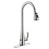 Touchless Kitchen Faucet with Pull Down Sprayer Brushed Nickel, Single
