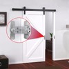 90 Degree Flip Barn Door Lock Pocket Bi-Fold Bathroom Lock