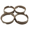 4x Centring Rings 72.6 - 66.6/72.6 mm to 66.6 mm