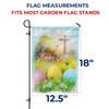 America Forever Happy Easter Garden Flag 12.5 x 18 Inch