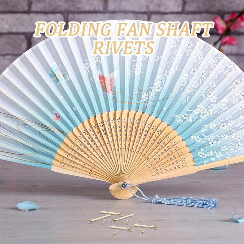 ABOOFAN 5 Piece Fan Accessory Set Handheld Fan Rivets Fan