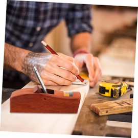 Tofficu 3 pcs Mini Woodworking Hand Planer Red Carpenter Tool for Cutting Trimming Finishing Durable High Hardness Handheld Plane for DIY Woodworking Projects