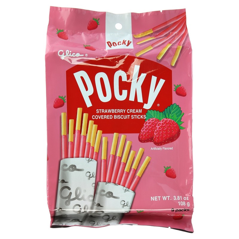 Glico - Palillos para galletas, color crema
