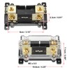 X AUTOHAUX Car Audio 250 Amp Inline ANL Fuse Holder