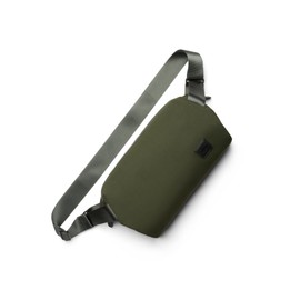 Bellroy Classic Sling (Everyday Minimalist 7 Litre Cross Bag with Interior Organisation, Adjustable Cross Strap and Car Compression System), olive, Unit size