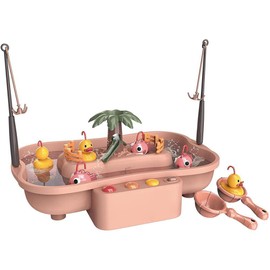 Children Magnetic Fishing Toy Music Electric Fishing Duck Platform Fishing Game Toys Educational Toys