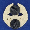 BOMB SQUAD LAPEL PIN, Item #1105: Gold color plated finish,