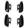 ECOTRIC Door Handle Smooth Black Exterior Outside Compatible with 2002-2006