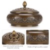 3.5in Vintage Lotus Censer Sandalwood Incense Holder Desktop Ornaments with
