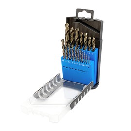 NORTOOLS Drill Bit Sets M35 Cobalt 5% DIN338 Hss-G Metal Drill Set for Stainless Steel 19 PCS