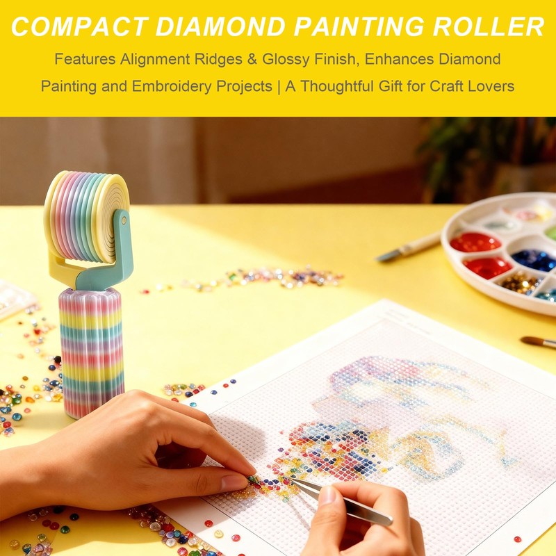 2-Pack Diamond Art Roller Tool, Diamond Painting Roller and DIY
