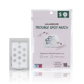 LALARECIPE LALARECIPE Trouble Spot Patch Small C 99% Magnesium Microcarrier Acne Patches with Tea Tree & Calendula C Korean Skincare for Blemish Care & Calming Protection (10 Patches)