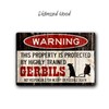 Gerbil Warning sign, Gerbil cage Home Decor, 12 x 8