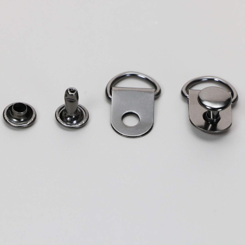 ONLYKXY 50 Pieces Shoe Boot Lace Hooks Buckle Rivets Loop