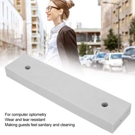 10 piezas de papel protector de barbilla óptico, para lámpara de hendidura, papel, suministros de optometría de seguridad sanitaria